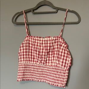 American Eagle Gingham Camisole Top